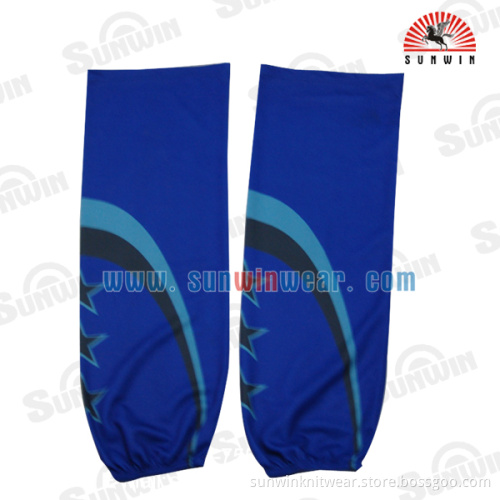 custom sublimation men hockey socks for Canada